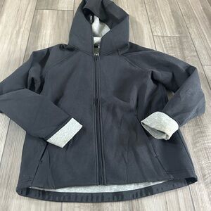 Lululemon Athletica Black and Gray Hoodie Sweatshirt